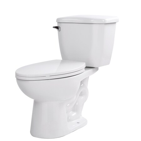 Anzzi Kame 2-piece 1.28 GPF Single Flush Elongated Toilet in White T1-AZ055